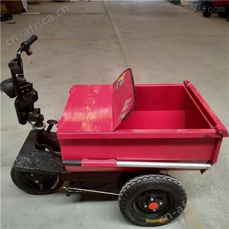 择众建筑用电动灰斗车 拉灰用手推车 小型翻斗车