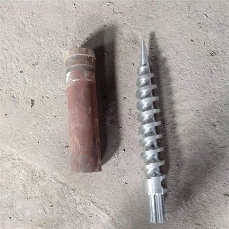 制棒机推进器 制棒机配件螺旋轴 河南原产地供应一套批发
