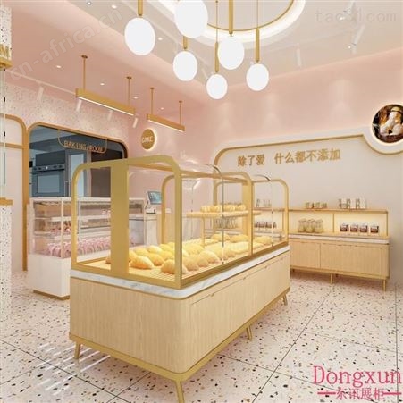 面包柜定制弧形玻璃中岛柜边柜蛋糕店货架陈列柜展示柜商用面包店柜台面包架定制厂家