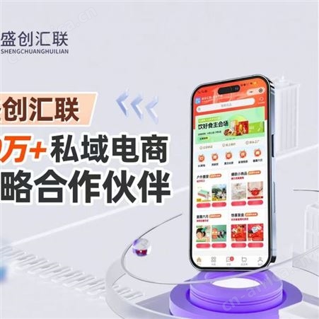 盛创汇联50万+私域电商供应链“货+系统”模式