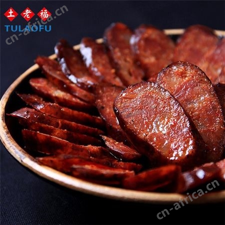 土老福重庆净含量500g土黑猪松柏烟熏肉无淀粉腊肠烤肠 【麻辣】黑猪腊肠