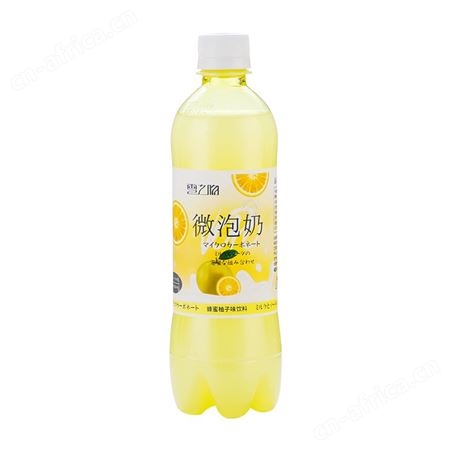 雪之吻微泡奶碳酸乳味饮料蜂蜜柚子味500ml夏季新饮