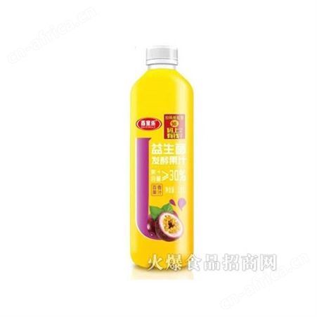 益生菌发酵百香果汁1.25L大瓶分享装商超渠道