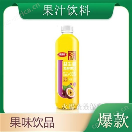 益生菌发酵百香果汁1.25L大瓶分享装商超渠道