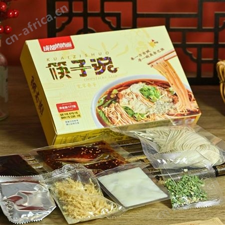 筷子说成都渣渣面方便食品懒人速食面177g