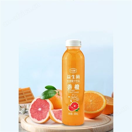 益生菌发酵香橙果汁饮料500mlx15瓶