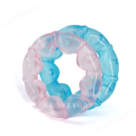 宝宝注水牙胶婴儿磨牙器圆形手环咬胶玩具食品级母婴用品