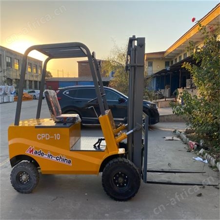 电动环保堆高搬运叉车 1吨小型自动升降装卸车