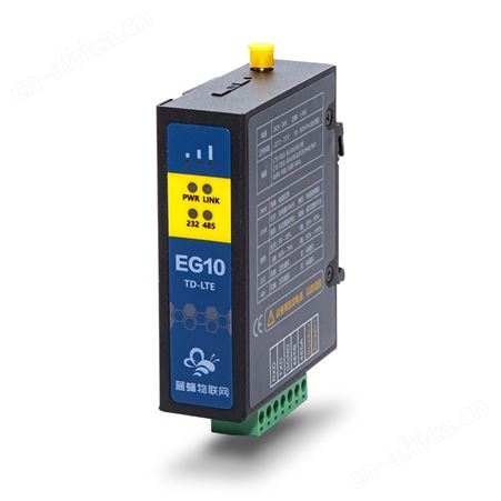 蓝蜂物联网RS485通讯PLC远程控制4G模块抗干扰强数据实时监测EG10