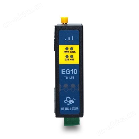 蓝蜂物联网RS485通讯PLC远程控制4G模块抗干扰强数据实时监测EG10