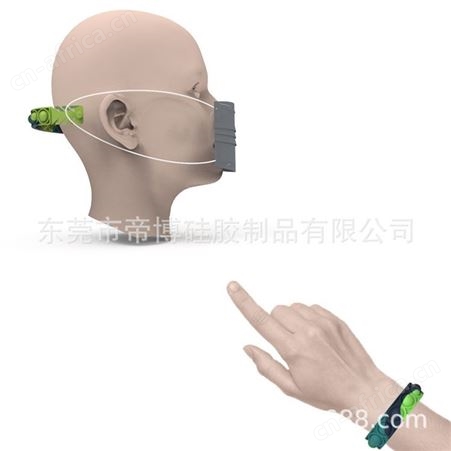 硅胶防疫手环硅胶口罩防勒护耳扣辅助带便捷护耳套调节扣减压耳挂