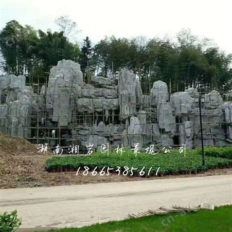 桂林塑石假山设计 塑石假山价格 塑石假山图片 塑石假山厂家湘岩园林