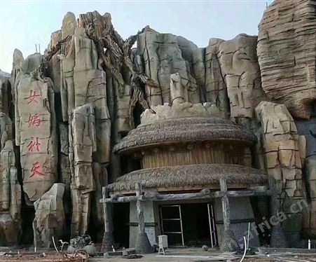 郴州大型塑石假山公司湘岩园林