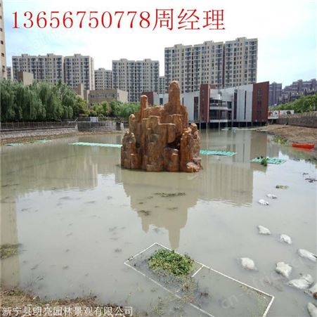 株洲市湿地公园假山 湘岩园林主题公园直塑假山报价 欢迎咨询