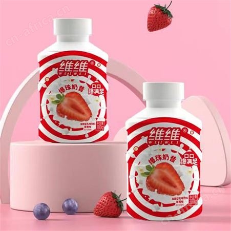维维玫珑蜜瓜味爆珠奶昔乳酸菌饮品含乳饮料380g招商代理批发