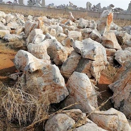 公园天然草坪石 公路绿化带景观石 庭院造景点缀置石
