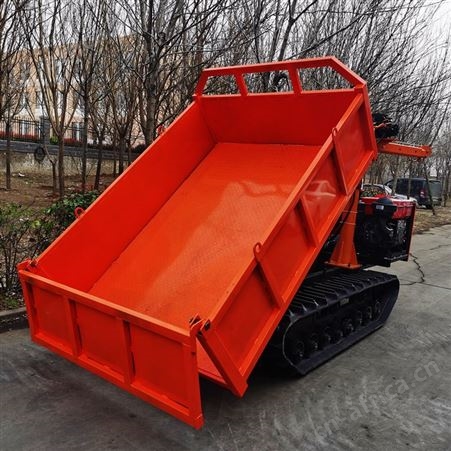 小型履带运输车 沼泽山区爬山虎 履带式自卸车 农用翻斗车