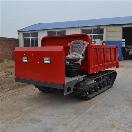 爬山虎山地果园小型农用履带运输车5吨全地形自卸车
