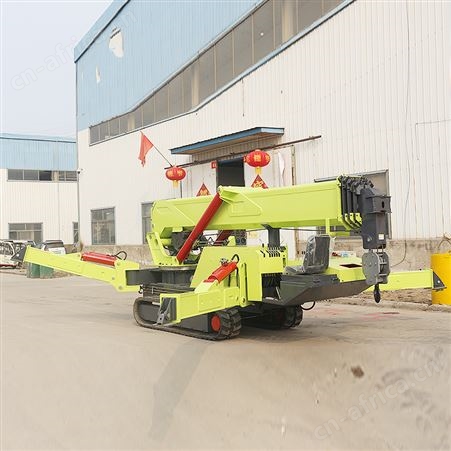 小型履带式蜘蛛吊 遥控式异形吊 油电两用起重机折叠吊车