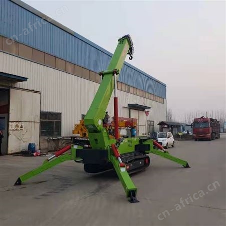 源兴机械 移动式小型蜘蛛吊 遥控行走5吨微型履带吊车油电两用