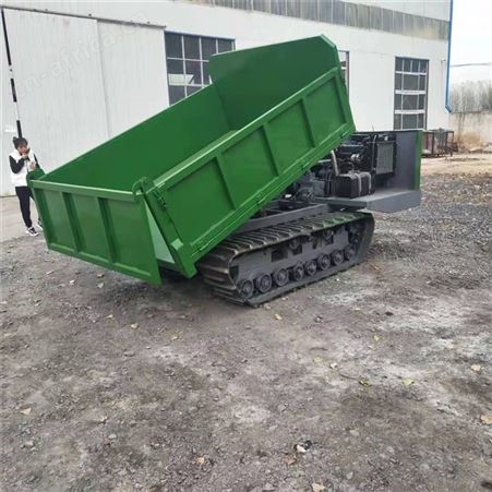 小型履带运输车 沼泽山区爬山虎 履带式自卸车 农用翻斗车