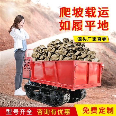3吨履带爬山虎爬坡王全地形运输车果园柴油搬运车