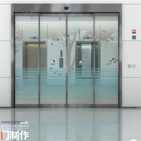 西安玻璃门 两翼旋转门定制生产 欢迎咨询