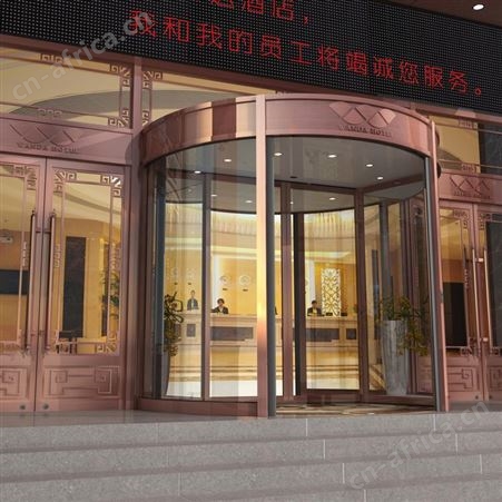 亚格两翼旋转门正在中