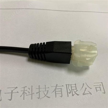 泉立威大DIN头防水线 另一端插63080端子带防水密封圈