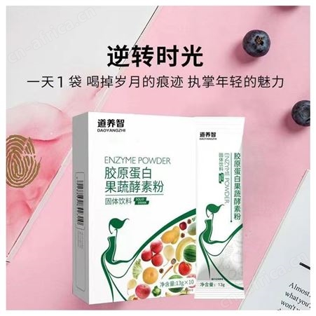 道养智批发定制果蔬酵素粉嗨吃盒装固体饮料