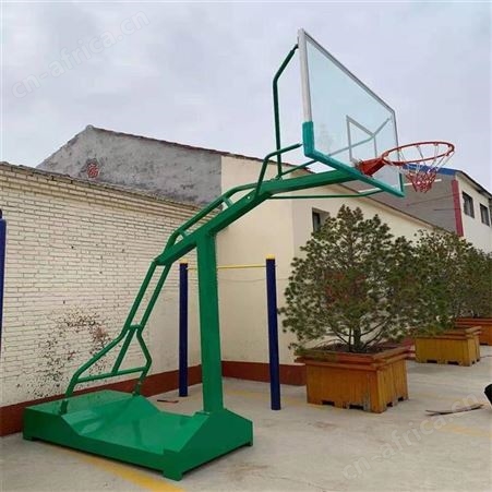 华丽体育家用训练比赛标准蓝球架落地式室外成年移动篮球架成人户外篮球架