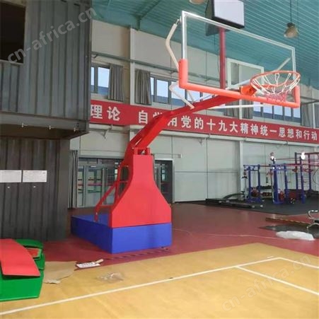 华丽体育家用训练比赛标准蓝球架落地式室外成年移动篮球架成人户外篮球架