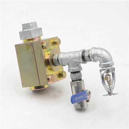 矿用超温自动洒水装置 井下输送机喷水降尘结构紧凑体积小巧