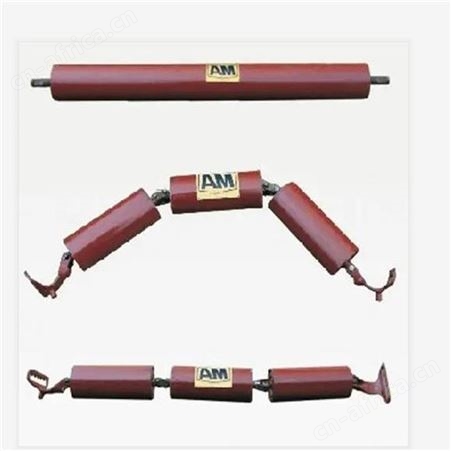 矿煤矿业工业 槽型橡胶缓冲三联托辊 皮带输送机用