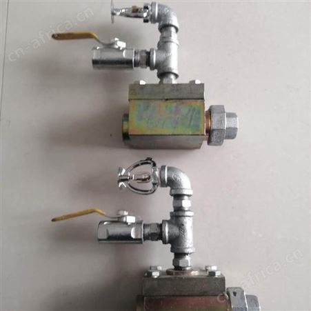 矿用超温自动洒水装置 井下输送机喷水降尘结构紧凑体积小巧