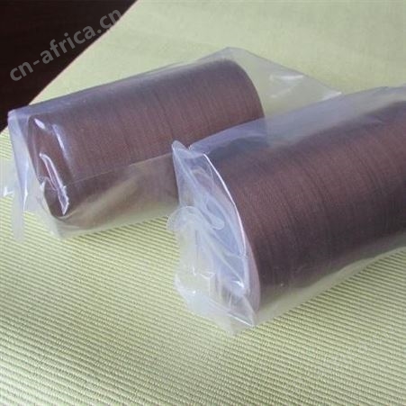 泰州侨尔瑞铁氟龙胶带厂家供应咖啡色特氟龙胶带铁氟龙纤维胶带四氟漆布胶带