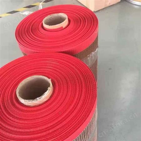 特氟龙高温布 防偏导条粘合机带 耐高温传送带