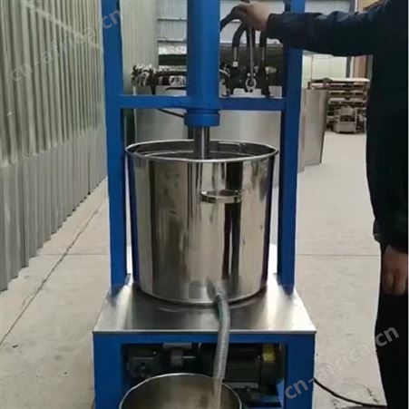 不锈钢榨汁机商用酒槽葡萄压榨机压汁挤压神器压猪油渣机 巧夺