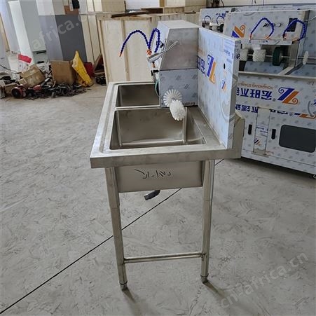 商用刷鞋机大型半自动单双槽洗鞋机循环水带照明干洗店洗鞋机配件