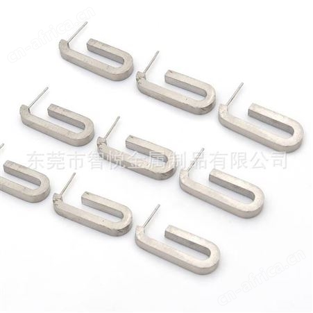 不锈钢U型半成品耳环配件机器线割焊接钛钢饰品批量在线订购
