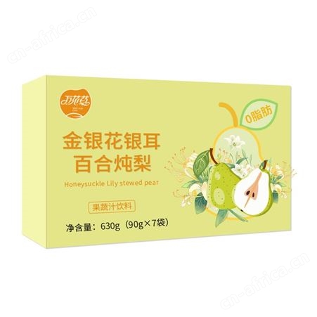 春季新品果蔬汁 金银花炖梨630g植物饮料代工厂家贴牌定制 万花草