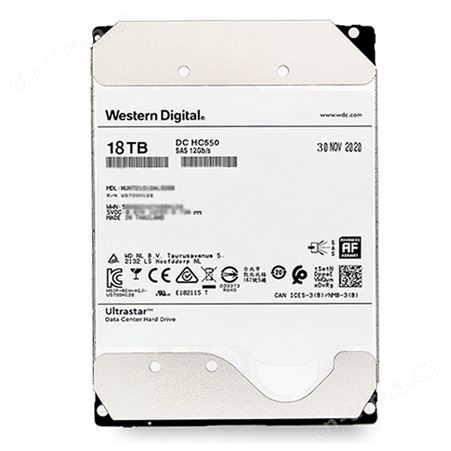 西数WD WUH721818AL5204 18T 企业级硬盘SAS12Gb/s 7200转 3.5