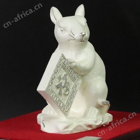纯银生肖摆件 S999十二生肖风水摆件艺术品 生日礼品定制