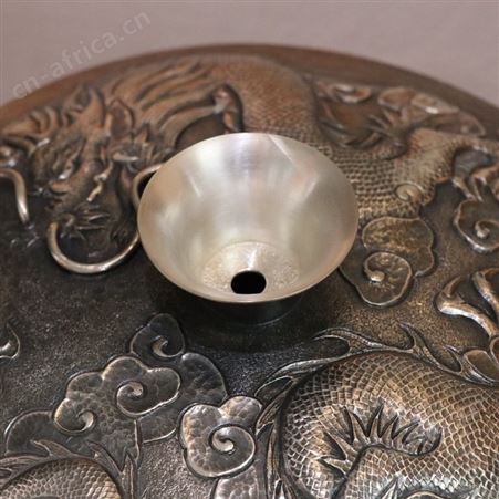 飞龙乘云 纯银999工艺品家居摆件 银器水缸工厂 贵金属储水罐定制