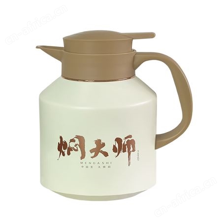 焖大师真空焖茶壶办公家用焖泡壶白茶不锈钢保温壶 M1800白 定制