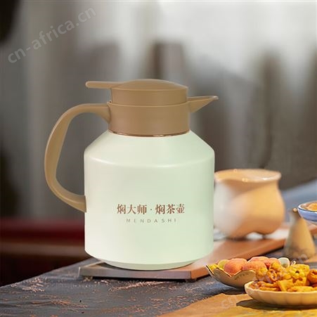 焖大师真空焖茶壶办公家用焖泡壶白茶不锈钢保温壶 M1800白 定制