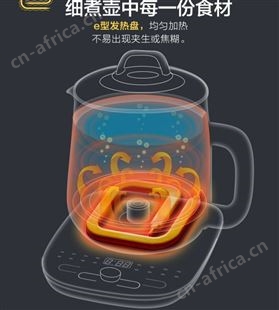 小熊养生壶YSH-C18P1大容量多功能玻璃电煮茶壶全自动花茶养身壶
