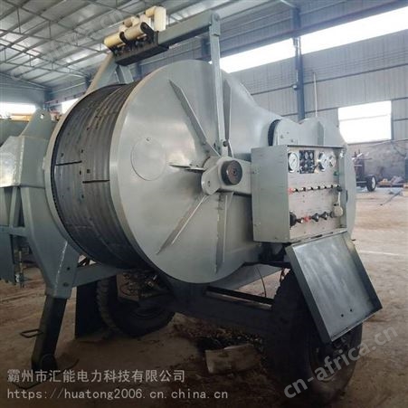 汽油机液压张力机 机械式被动张牵机 2×35/1×70 双轮电力放线机汇能