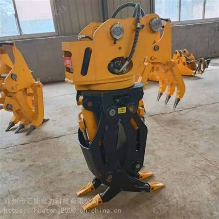 挖掘机液压日式抓钢机多功能液压机械抓木器废旧铁质器材抓取器