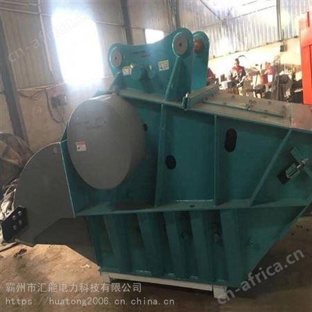 挤压式SP-15双轴破碎斗高频钩机挤压碎石斗楼板水泥块钢筋粉碎斗